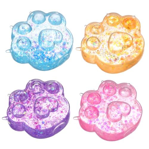 ibasenice 4 Stück Squishy Katzenpfoten Bunte Realistische Kawaii Quetschspielzeuge Kompakt Leicht für Entspannung und Kreative Deko Zuhause Büro Unterwegs ibasenice 4 Stück Squishy Katzenpfoten Bunte Realistische Kawaii Quetschspielzeuge Kompakt Leicht für Entspannung und Kreative Deko Zuhause Büro Unterwegs von ibasenice