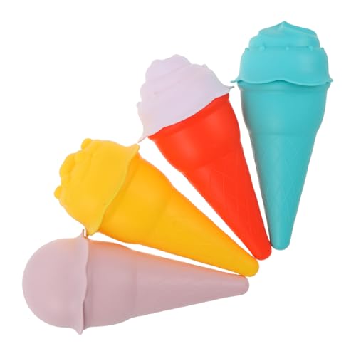 ibasenice Tragbares Outdoor-Spielzeug – 4 Realistische Eistütenformen Strandspielzeug Für Kinder Rollenspiel-eisformen ibasenice Tragbares Outdoor-Spielzeug – 4 Realistische Eistütenformen Strandspielzeug Für Kinder Rollenspiel-eisformen von ibasenice
