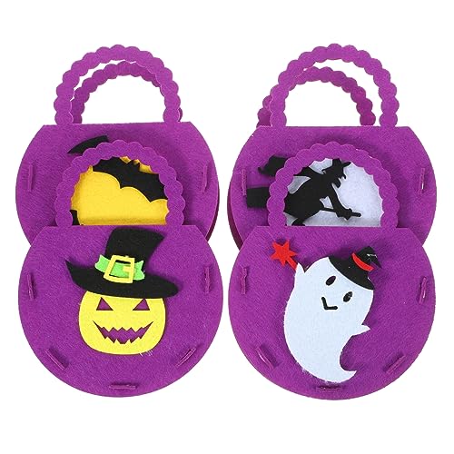 ibasenice 4 Stück Süßwaren Tasche Lutscher Füllstoffe Bausatz halloween geschenktüten halloween bonbontüten Halloween-Süßigkeitsbeutel Halloween-Party-Goodie-Bags Filzstoff Violett ibasenice 4 Stück Süßwaren Tasche Lutscher Füllstoffe Bausatz halloween geschenktüten halloween bonbontüten Halloween-Süßigkeitsbeutel Halloween-Party-Goodie-Bags Filzstoff Violett von ibasenice