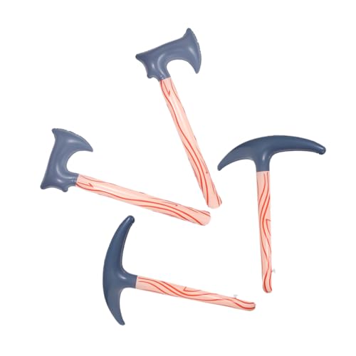 ibasenice 4 Stück Teiliges Aufblasbares Wildhacker-axt- Kindersicheres Halloween-kostüm-Accessoire mit Realistischem Design Robustes Party-requisit für Karneval Rollenspiele und Gruselige von ibasenice