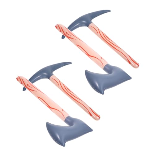 ibasenice 4 Stück Teiliges Aufblasbares Wildmann Axt Kindersicheres Kostüm Requisit Vielseitig für Halloween Cosplay Schulfeiern und Poolpartys Kompakt und Wiederverwendbar Perfektes von ibasenice