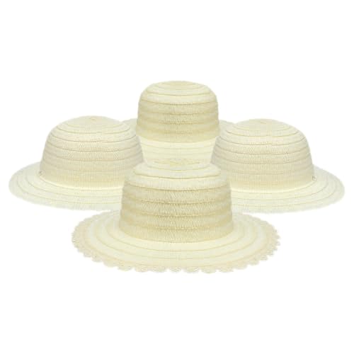 ibasenice 4 Stück Teiliges DIY Weiß Blanko Bastelhut zum Bemalen Kreativ Sommer Strandhut für Jungen Mädchen Sonnenschutz Familienaktivitäten ibasenice 4 Stück Teiliges DIY Weiß Blanko Bastelhut zum Bemalen Kreativ Sommer Strandhut für Jungen Mädchen Sonnenschutz Familienaktivitäten von ibasenice
