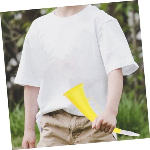 ibasenice 4 Stück Teiliges Fußballparty Horn Umweltfreundliches Ox Horn Tragbare zum Anfeuern Gleichmäßiger Angenehmes Handgefühl Fan Accessoire für Outdoor Partys Zufällige Zufällige Farbe von ibasenice