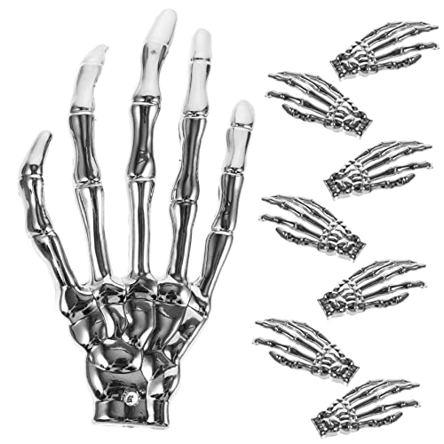 ibasenice 4 Stück Teiliges Halloween Skelett Hände Dekoration Realistische Skeletthände für Spukhaus und Halloween Party als Tischdeko für Schaurige Streiche von ibasenice