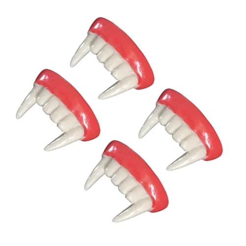 ibasenice 4 Stück Teiliges Halloween Vampirzähne aus Robustem Resin Realistische Spitze Fake Fangs für Erwachsene Wiederverwendbar und Sicherer Sitz für Kostüm Cosplay Partys ibasenice 4 Stück Teiliges Halloween Vampirzähne aus Robustem Resin Realistische Spitze Fake Fangs für Erwachsene Wiederverwendbar und Sicherer Sitz für Kostüm Cosplay Partys von ibasenice