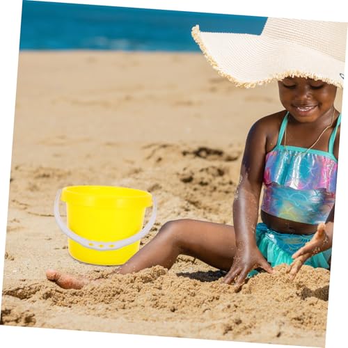 ibasenice 4 Stück Teiliges Mini Plastikeimer für Bunte Kleine Sand und Wassereimer Leicht zu Tragen Robustes Kinderspielzeug für Strand und Outdoor Spaß für Sommerpartys Zufällige Farbe von ibasenice