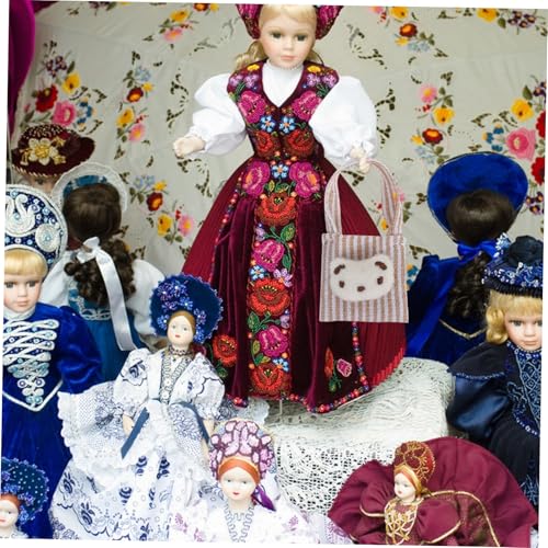 ibasenice 4 Stück Teiliges Miniatur-Schultertaschen Strapazierfähigem Canvas Kleine Niedliche Umhängetaschen für Puppen Vielseitige Dollhouse-Accessoires für Kawaii Design mit Bär ibasenice 4 Stück Teiliges Miniatur-Schultertaschen Strapazierfähigem Canvas Kleine Niedliche Umhängetaschen für Puppen Vielseitige Dollhouse-Accessoires für Kawaii Design mit Bär von ibasenice
