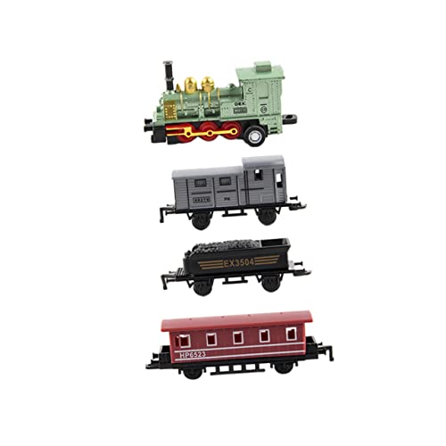 ibasenice 4 Stück Teiliges Retro Dampfzug Spielzeugset aus Langlebiger Legierung Farbenfrohes Modell mit Rückziehfunktion Kindgerechtes Lernspielzeug für Jungen Zusammenkoppelbar und ibasenice 4 Stück Teiliges Retro Dampfzug Spielzeugset aus Langlebiger Legierung Farbenfrohes Modell mit Rückziehfunktion Kindgerechtes Lernspielzeug für Jungen Zusammenkoppelbar und von ibasenice