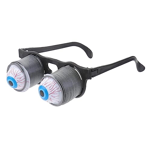 ibasenice 4 Stück Teiliges Springbrille mit Gruseligen Augen Lustige Party Streichbrille Langlebiges Kunststoffmaterial Wiederverwendbar Geeignet für Erwachsene für Halloween und von ibasenice