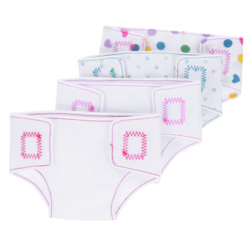 ibasenice 4 Stück Teiliges Wiederverwendbare Stoffwindeln für Babypuppen Komfortables Material Authentische Textur Vielseitiges Puppenzubehör für Rollenspiele und Verkleidungen ibasenice 4 Stück Teiliges Wiederverwendbare Stoffwindeln für Babypuppen Komfortables Material Authentische Textur Vielseitiges Puppenzubehör für Rollenspiele und Verkleidungen von ibasenice