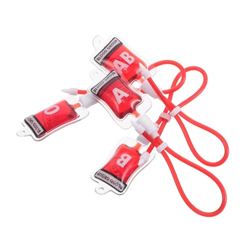 ibasenice 4 Stück Teiliges roter Schlüsselanhänger mit realistischem Bluteffekt und Bluttyp Anzeige Vielseitig als Halloween Party Deko Tasche Handyanhänger für DIY Bastelprojekte ibasenice 4 Stück Teiliges roter Schlüsselanhänger mit realistischem Bluteffekt und Bluttyp Anzeige Vielseitig als Halloween Party Deko Tasche Handyanhänger für DIY Bastelprojekte von ibasenice