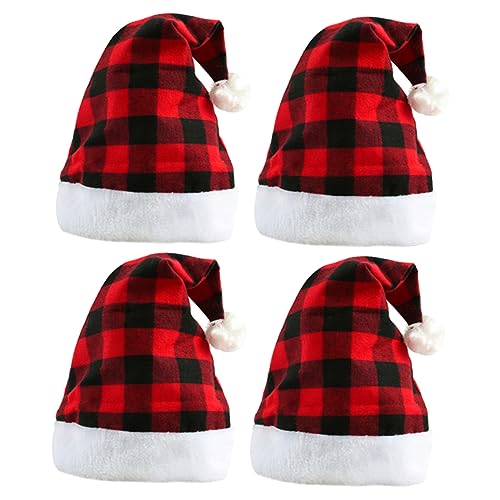 ibasenice 4 Stück Weihnachtsmütze Partyhüte Für Erwachsene Pullover Fedora-hut Weihnachtsmann-cosplay-kostüm Weihnachtsdeko Weihnachtskopfschmuck Stoff ibasenice 4 Stück Weihnachtsmütze Partyhüte Für Erwachsene Pullover Fedora-hut Weihnachtsmann-cosplay-kostüm Weihnachtsdeko Weihnachtskopfschmuck Stoff von ibasenice