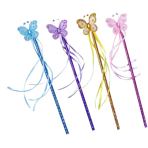 ibasenice 4 Stück Zauberstab Feenstab für kinderspielzeug spielzeuge Performance Props Kid Toys Prinzessin Party Quasten-Fee-Zauberstab Kinderkostüm Requisite PVC ibasenice 4 Stück Zauberstab Feenstab für kinderspielzeug spielzeuge Performance Props Kid Toys Prinzessin Party Quasten-Fee-Zauberstab Kinderkostüm Requisite PVC von ibasenice