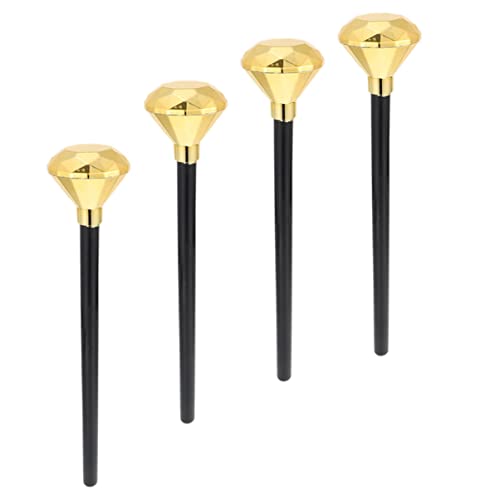 ibasenice 4 Stück Zauberstab Halloween- Kostüm glühen Cosplay-Party- Halloween Halloween Toys Halloween-Requisite Diamantzepter Plastik Golden ibasenice 4 Stück Zauberstab Halloween- Kostüm glühen Cosplay-Party- Halloween Halloween Toys Halloween-Requisite Diamantzepter Plastik Golden von ibasenice