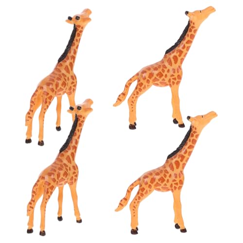 ibasenice 4 Stücke Miniatur Giraffe Figuren Für Moos Landschaft Puppenhaus Wildlife Decor Harz Giraffe ibasenice 4 Stücke Miniatur Giraffe Figuren Für Moos Landschaft Puppenhaus Wildlife Decor Harz Giraffe von ibasenice