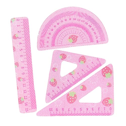 ibasenice 4 Teiliges 12 Teiliges Puppenhaus Lineal Set Mini Zubehör Im Maßstab 112 Puppenlineale Miniatur Lineal Für Puppen Schulspielset Puppenrucksack Zubehör Puppenlineal Zum von ibasenice