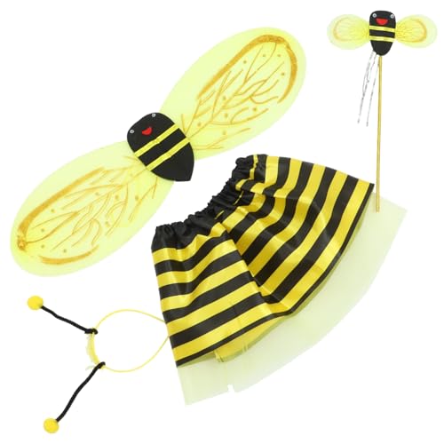 ibasenice Honigbiene Bumble Bee 4 Teiliges Bienenkostü Set Mit Flügeln Haarreif Und Zauberstab Für Bühnenaufführungen Karneval Und Kinderpartys Gelbes Bienenkostü Zubehör Für Ädchen ibasenice Honigbiene Bumble Bee 4 Teiliges Bienenkostü Set Mit Flügeln Haarreif Und Zauberstab Für Bühnenaufführungen Karneval Und Kinderpartys Gelbes Bienenkostü Zubehör Für Ädchen von ibasenice