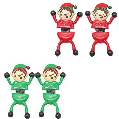 ibasenice 4 klebriger Wandkriecher Kinderspielzeug weihnachtsspielzeug Kinder Safe Toy Spielzeuge Klebespielzeug Dekompressionsspielzeug Klettern Kippeimer TPR von ibasenice