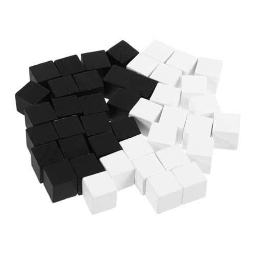 ibasenice 40 Stück Fliegendes Schachbrettspiel für Holz Schachfiguren-Set Schach Lernspielzeug nur Prüfer Spiel Schach Tabletop-Spielkomponente Kiefernholz von ibasenice