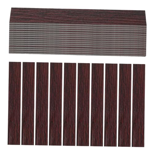 ibasenice 40 Stück Maßstab Selbstklebend Holzmaserung Dollhouse Flooring für Puppenhaus Dekoration DIY Basteln von ibasenice