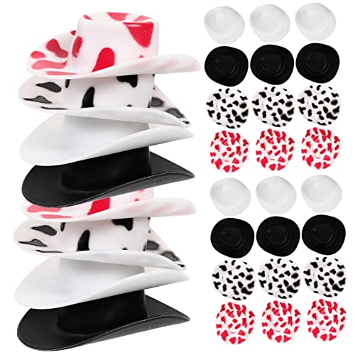 ibasenice 40 Stück Mini Hüte Teiliges für DIY Puppen Dekorative Cowboyhüte Punkten Stilvolle Bastel Accessoires für Partys und Kreative Projekte ibasenice 40 Stück Mini Hüte Teiliges für DIY Puppen Dekorative Cowboyhüte Punkten Stilvolle Bastel Accessoires für Partys und Kreative Projekte von ibasenice
