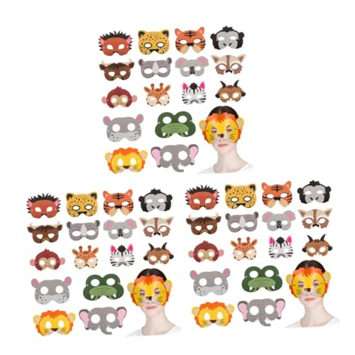 ibasenice 48 Stck. Teiliges Tierpapiermasken für Erwachsene Bunte Leichte Party und Halloween Masken Vielseitig für Kostüme Geburtstagsdeko Foto Requisiten und Rollenspiele ibasenice 48 Stck. Teiliges Tierpapiermasken für Erwachsene Bunte Leichte Party und Halloween Masken Vielseitig für Kostüme Geburtstagsdeko Foto Requisiten und Rollenspiele von ibasenice
