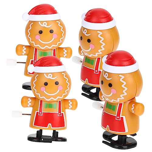 ibasenice 4Stücke Aufziehspielzeug Weihnachten Lustige Lebkuchenmann Figuren Für Kreatives Wind Up Für Mehr Spaß Kleinsten ibasenice 4Stücke Aufziehspielzeug Weihnachten Lustige Lebkuchenmann Figuren Für Kreatives Wind Up Für Mehr Spaß Kleinsten von ibasenice