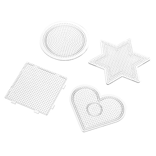 ibasenice 4Stücke Kunststoff Pegboards für DIY Transparente Geometrische Vorlagen mit und Herz Lernspielzeug für Kreative Bastelprojekte ibasenice 4Stücke Kunststoff Pegboards für DIY Transparente Geometrische Vorlagen mit und Herz Lernspielzeug für Kreative Bastelprojekte von ibasenice