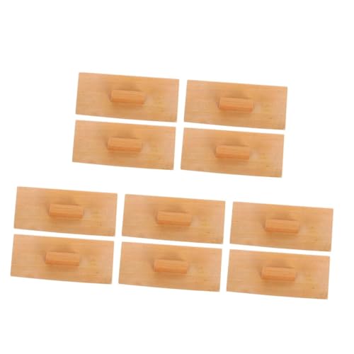 ibasenice 5 Paare Holz Sand Block Percussion Instrument Orff Rhythmusspielzeug mit Glatter Oberfläche Sicher für Junge Mädchen und Musikalische Früherziehung von ibasenice