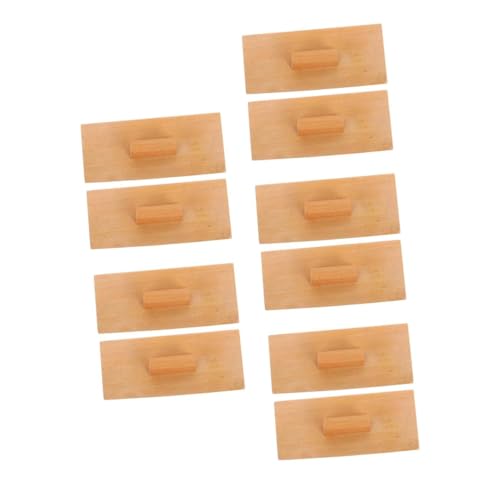 ibasenice 5 Paare Holz Sandblock Percussion Instrument Musikinstrument Rhythmusspielzeug Fördert Hand-Auge-koordination und Musikalisches Talent Ab Jahren von ibasenice