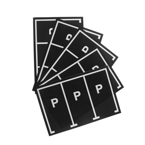 ibasenice 5er-Packung Spielzeugauto-parkplatz-Aufkleber Wandaufkleber PVC- Einfach Abzuziehen Und Aufzukleben Spielzeugauto-parkplatz-Aufkleber Vorschul-Dekorationen von ibasenice