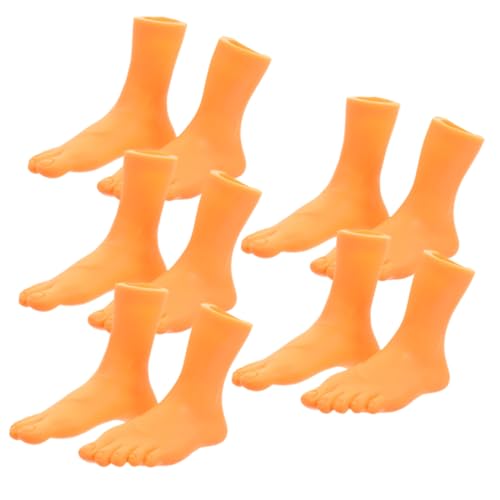 ibasenice Interaktive Fingerpuppen in Fußform 5 Sets Mini-fußpuppen Fingerpuppenspielzeug Für Kinder Pädagogisches Lernspielzeug Partyzubehör von ibasenice
