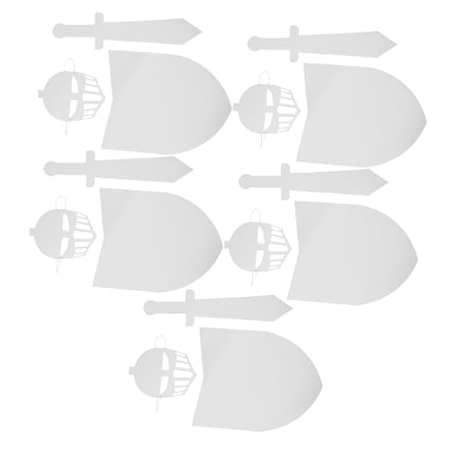 ibasenice 5 Sätze Diy Kostüm Zubehör Malbare Pappschild Maske für Party Rollenspiel Teamaktivitäten Vielseitige Halloween Geburtstagsfeier ibasenice 5 Sätze Diy Kostüm Zubehör Malbare Pappschild Maske für Party Rollenspiel Teamaktivitäten Vielseitige Halloween Geburtstagsfeier von ibasenice