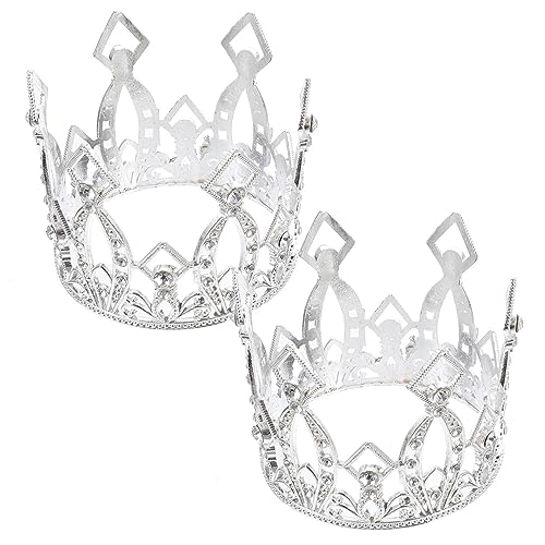 ibasenice 5 Sätze Kuchen Krone Geburtstagsdekorationen Korona Kuchenstand Dekorationen Für Die Babyparty Ornamente Kuchen -topper Ballonständer Silver Zinklegierung 2 Stück * 5 ibasenice 5 Sätze Kuchen Krone Geburtstagsdekorationen Korona Kuchenstand Dekorationen Für Die Babyparty Ornamente Kuchen -topper Ballonständer Silver Zinklegierung 2 Stück * 5 von ibasenice