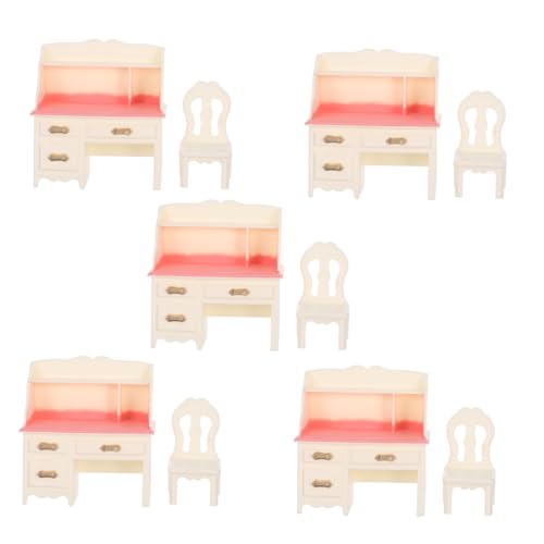 ibasenice 5 Sätze Miniatur Büro Schreibtisch Und Stuhl Kunststoff Miniatur Möbel Zubehör Für Puppenhaus Arbeitszimmer Leicht Tragbar Und Vielseitig Für Rollenspiele ibasenice 5 Sätze Miniatur Büro Schreibtisch Und Stuhl Kunststoff Miniatur Möbel Zubehör Für Puppenhaus Arbeitszimmer Leicht Tragbar Und Vielseitig Für Rollenspiele von ibasenice