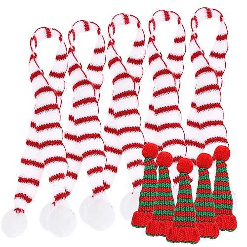 ibasenice 5 Sätze Weihnachten Weinflaschenabdeckung weihnachtsschal Weihnachts schal Weihnachtsmütze Weinflaschenabdeckung Mini-Weihnachtsmützen zum Basteln Weihnachtsfeier liefert Colorful ibasenice 5 Sätze Weihnachten Weinflaschenabdeckung weihnachtsschal Weihnachts schal Weihnachtsmütze Weinflaschenabdeckung Mini-Weihnachtsmützen zum Basteln Weihnachtsfeier liefert Colorful von ibasenice