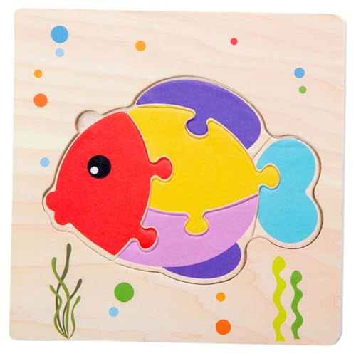 ibasenice 5 Stück 1 Satz Puzzle für kinderpuzzle Puzzle Educational Toys Kleinkinder Bienenpuzzle Puzzlematte Puzzlebrett aus Holz pädagogisches Bambus von ibasenice