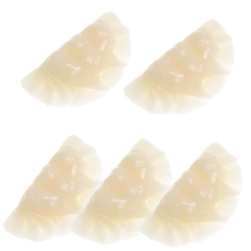 ibasenice 5 Stücke PVC Gefälschte Knödel Modell Für Restaurant Dekoration Simulation Dekoration Spielzeug von ibasenice