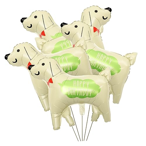ibasenice 5 Stück Ballon aus Aluminiumfolie ballons balloons geburtstagsdeko ballonie geburtstagsballon Ballonbogenständer Spielzeugauto wasserballon aufblasbare Tiere Ballon-Requisite von ibasenice
