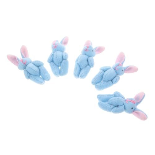 ibasenice 5 Stück Gemeinsames Kaninchen Geburtstagstorte Dekorationen Kleiner Hase Plüsch Mini Stoffhase Mini-hase-Puppe Plüschkaninchenspielzeug Kleine Kuscheltiere Sky-Blue Kurzer Plüsch ibasenice 5 Stück Gemeinsames Kaninchen Geburtstagstorte Dekorationen Kleiner Hase Plüsch Mini Stoffhase Mini-hase-Puppe Plüschkaninchenspielzeug Kleine Kuscheltiere Sky-Blue Kurzer Plüsch von ibasenice
