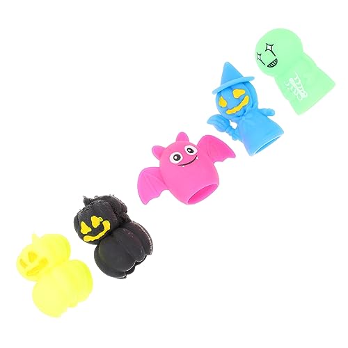 ibasenice 5 Stück Halloween Halloween Toys Halloween Interaktive Spielzeuge Fingerpuppen für Gruselgeschichten Fingerpuppenspielzeug Cartoon-Fingerpuppenspielzeug von ibasenice