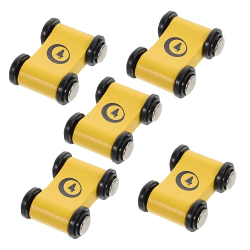 ibasenice 5 Stück Hölzerne Rückenlastwagenspielzeug Auto Autos für Miniatur-Rennbahn- Kinderspielzeug Mini-Auto- kleine Autos Yellow von ibasenice