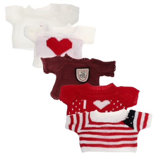 ibasenice 5 Stück Kleidung für Plüschtiere Toys mädchen Stofftier Bekleidung Toys for plushdoll Puppe Zubehör Und austauschbare Bärenkleidung zarte Bärenkleidung Garn ibasenice 5 Stück Kleidung für Plüschtiere Toys mädchen Stofftier Bekleidung Toys for plushdoll Puppe Zubehör Und austauschbare Bärenkleidung zarte Bärenkleidung Garn von ibasenice