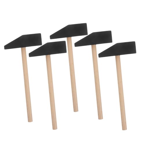 ibasenice 5 Stück Kleiner Holzhammer Kinderhammer Spielzeughammersimulation Holzhämmer Simulation von Holzhämmern Holzhämmer für Hammer Kleiner Hammer Mini-Holzhämmer von ibasenice