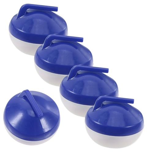 ibasenice 5 Stück Mini Curling Ball Plastik Blue von ibasenice
