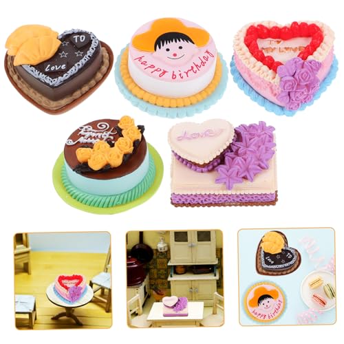 ibasenice 5pcs Miniatur Dessert Kuchen Modelle Gefälschte Kuchen Dekorationen Für Fotografie Requisiten ibasenice 5pcs Miniatur Dessert Kuchen Modelle Gefälschte Kuchen Dekorationen Für Fotografie Requisiten von ibasenice