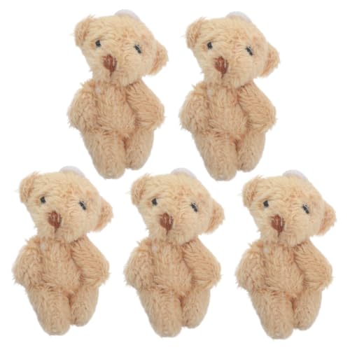 ibasenice 5 Stück Mini Plüschbär Schlüsselanhänger Teiliges Weiche Kuscheltiere für Hochzeiten Partys und Kreative Fotografie Authentische Textur und Detaillierte Verarbeitung Zubehör für ibasenice 5 Stück Mini Plüschbär Schlüsselanhänger Teiliges Weiche Kuscheltiere für Hochzeiten Partys und Kreative Fotografie Authentische Textur und Detaillierte Verarbeitung Zubehör für von ibasenice