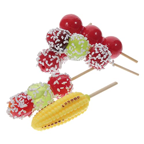 ibasenice 5 Stück Modell eines Grillspießes für kinderspielzeug Werbung Dekoration gefälschter Grill Food-Modell- Food-Requisiten- PVC ibasenice 5 Stück Modell eines Grillspießes für kinderspielzeug Werbung Dekoration gefälschter Grill Food-Modell- Food-Requisiten- PVC von ibasenice