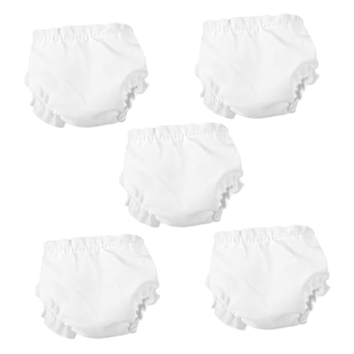 ibasenice Puppenhosen-Outfits – 5-teilige Elastische Puppenunterwäsche Perfektes Zum Anziehen Von Kindern – von ibasenice