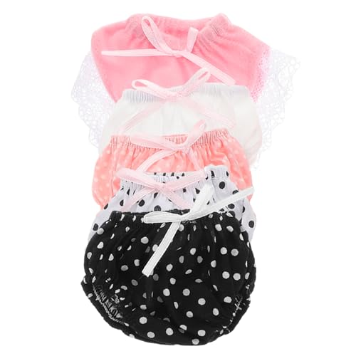 ibasenice 5-teiliges Unterwäscheset Spielzeug-babypuppen-zubehör Puppenhöschen Aus Polyester Für Kleinkindpuppen Wiederverwendbar Bequem Und Hautfreundlich von ibasenice